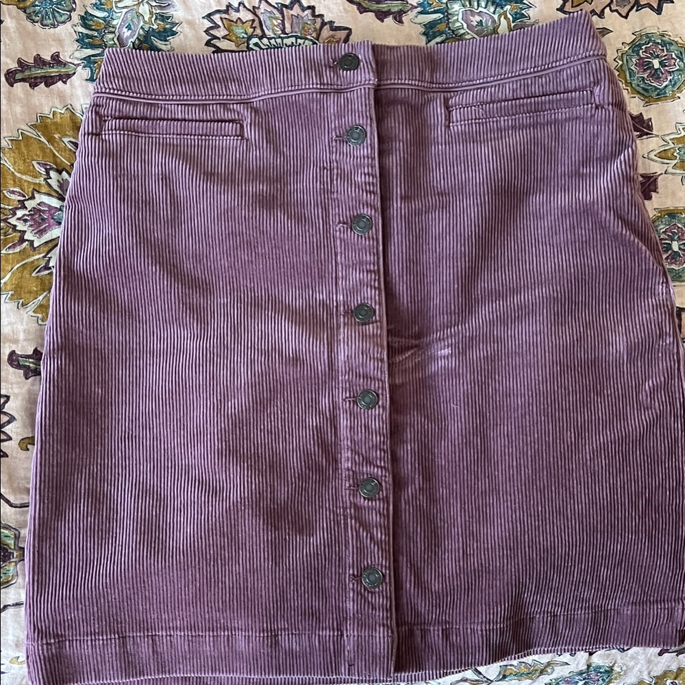 Lands' End Corduroy Pencil Skirt